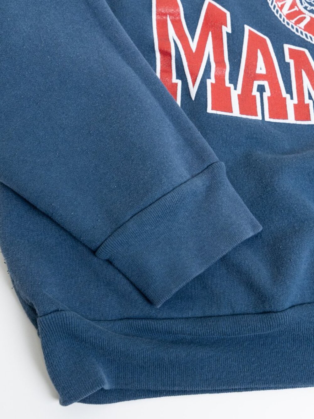 Vintage University of Manitoba Crewneck Sweatshirt Blue 90s Collegiate Canada L - Picture 8 of 14